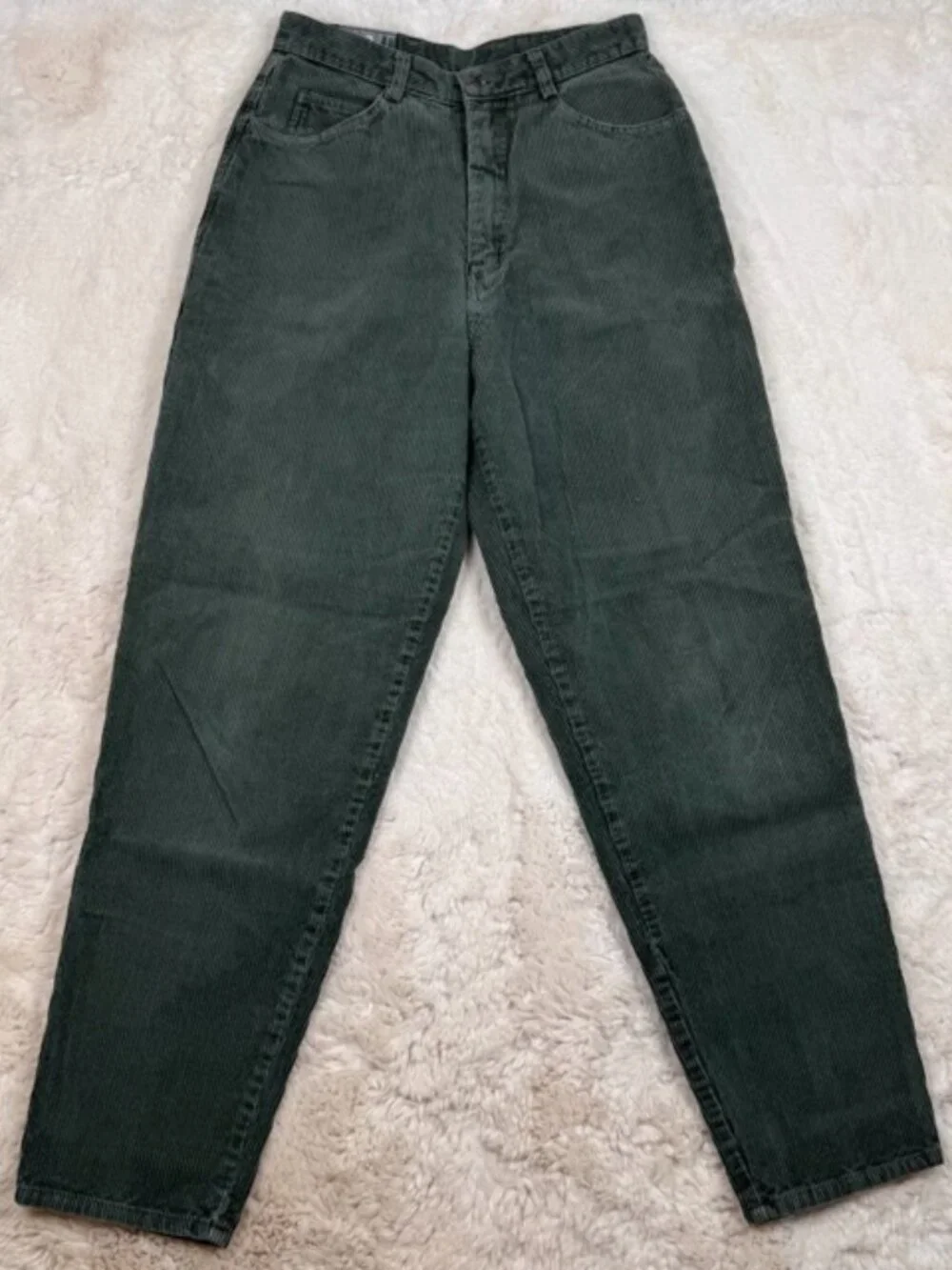 Vintage Eastern Mountain Sports Size 10 Corduroy Pants Green Gorpcore Hiking